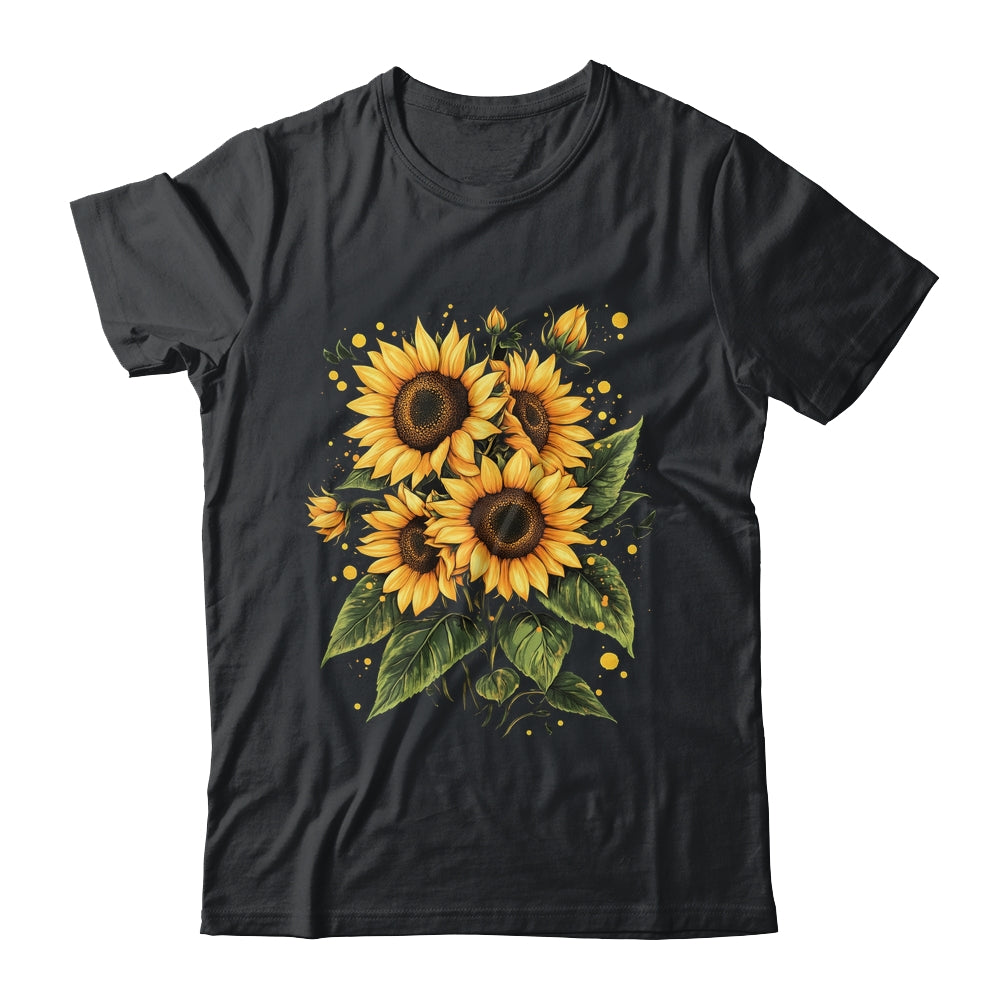 Summer Sunflowers Cute Summer Flowers Floral Women Girls Shirt & Tank Top | teecentury