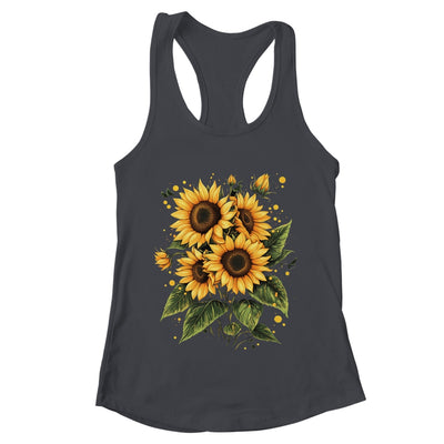 Summer Sunflowers Cute Summer Flowers Floral Women Girls Shirt & Tank Top | teecentury