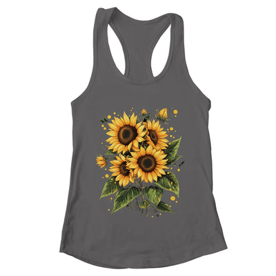 Summer Sunflowers Cute Summer Flowers Floral Women Girls Shirt & Tank Top | teecentury