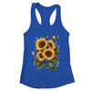 Summer Sunflowers Cute Summer Flowers Floral Women Girls Shirt & Tank Top | teecentury