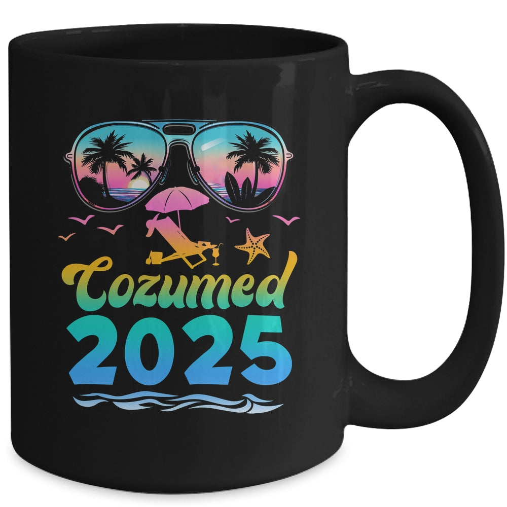 Summer Sunglasses 2025 Vacation Mexico Cozumel Beach Mug | teecentury