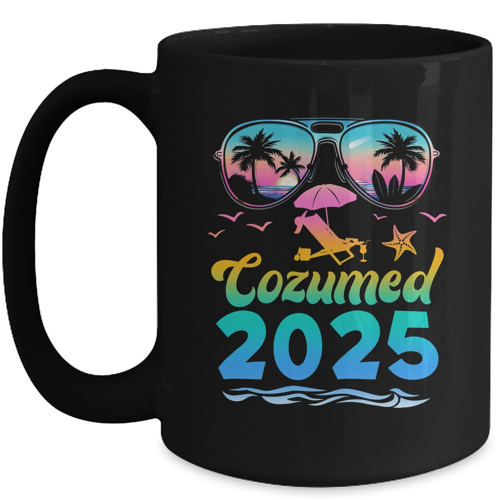 Summer Sunglasses 2025 Vacation Mexico Cozumel Beach Mug | teecentury
