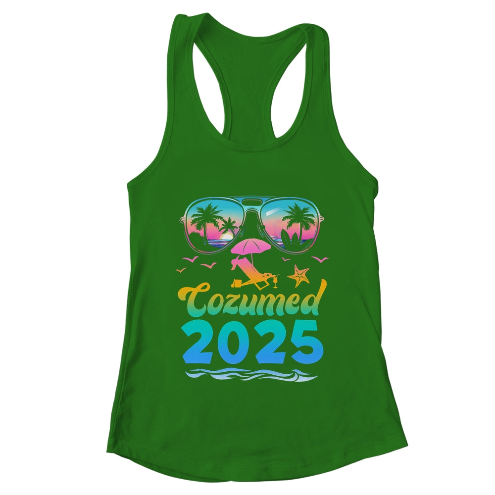 Summer Sunglasses 2025 Vacation Mexico Cozumel Beach Shirt & Tank Top | teecentury