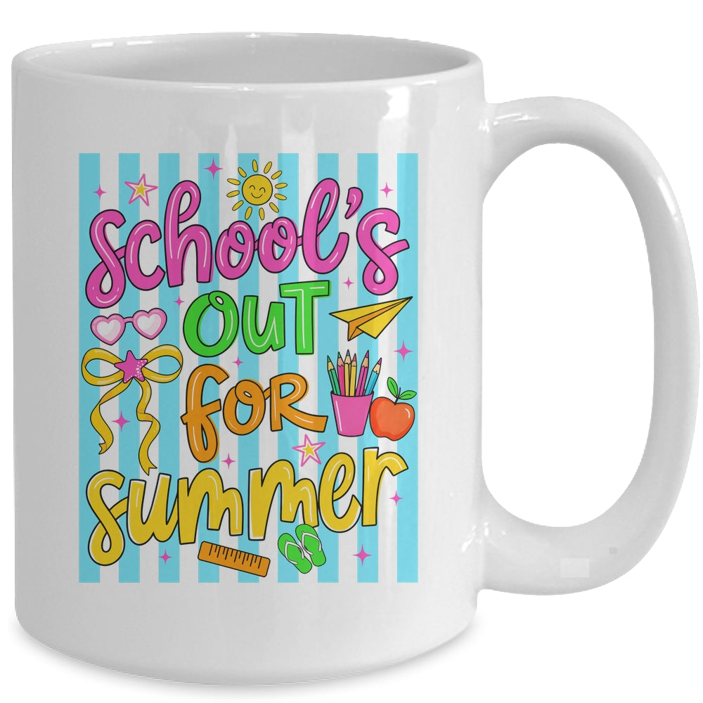 Summer Teacher School Out For Summer Last Day Of School Mug | teecentury