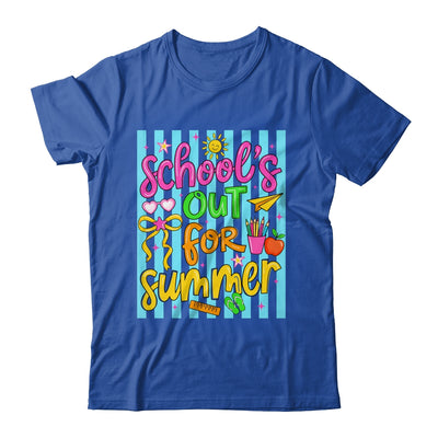 Summer Teacher School Out For Summer Last Day Of School Shirt & Tank Top | teecentury