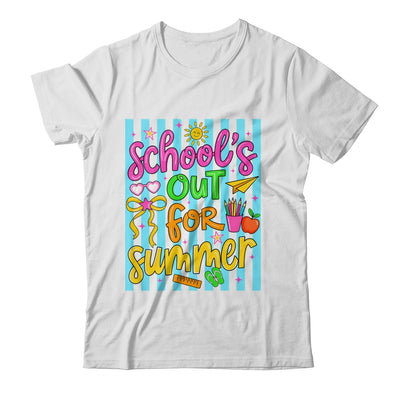 Summer Teacher School Out For Summer Last Day Of School Shirt & Tank Top | teecentury