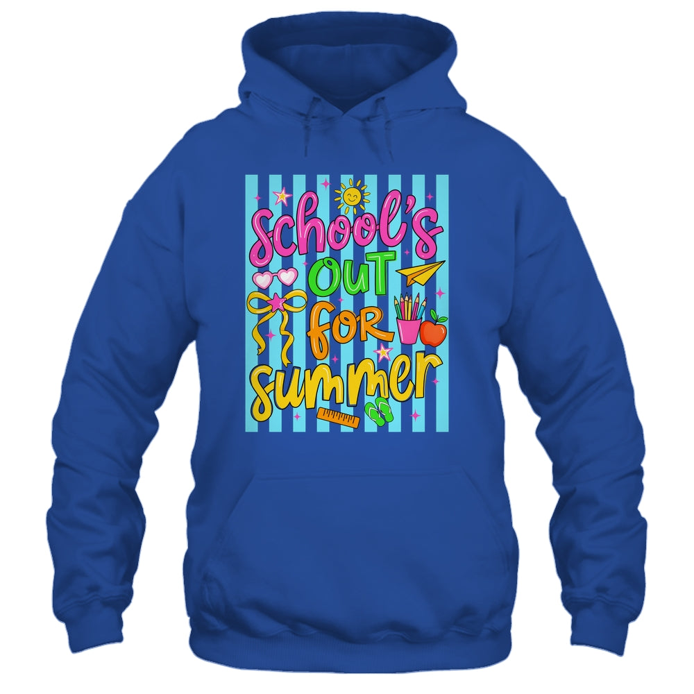 Summer Teacher School Out For Summer Last Day Of School Shirt & Tank Top | teecentury