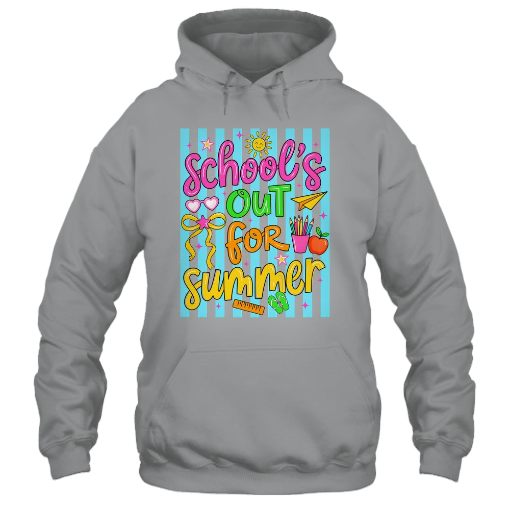 Summer Teacher School Out For Summer Last Day Of School Shirt & Tank Top | teecentury