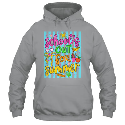 Summer Teacher School Out For Summer Last Day Of School Shirt & Tank Top | teecentury