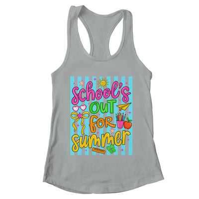 Summer Teacher School Out For Summer Last Day Of School Shirt & Tank Top | teecentury