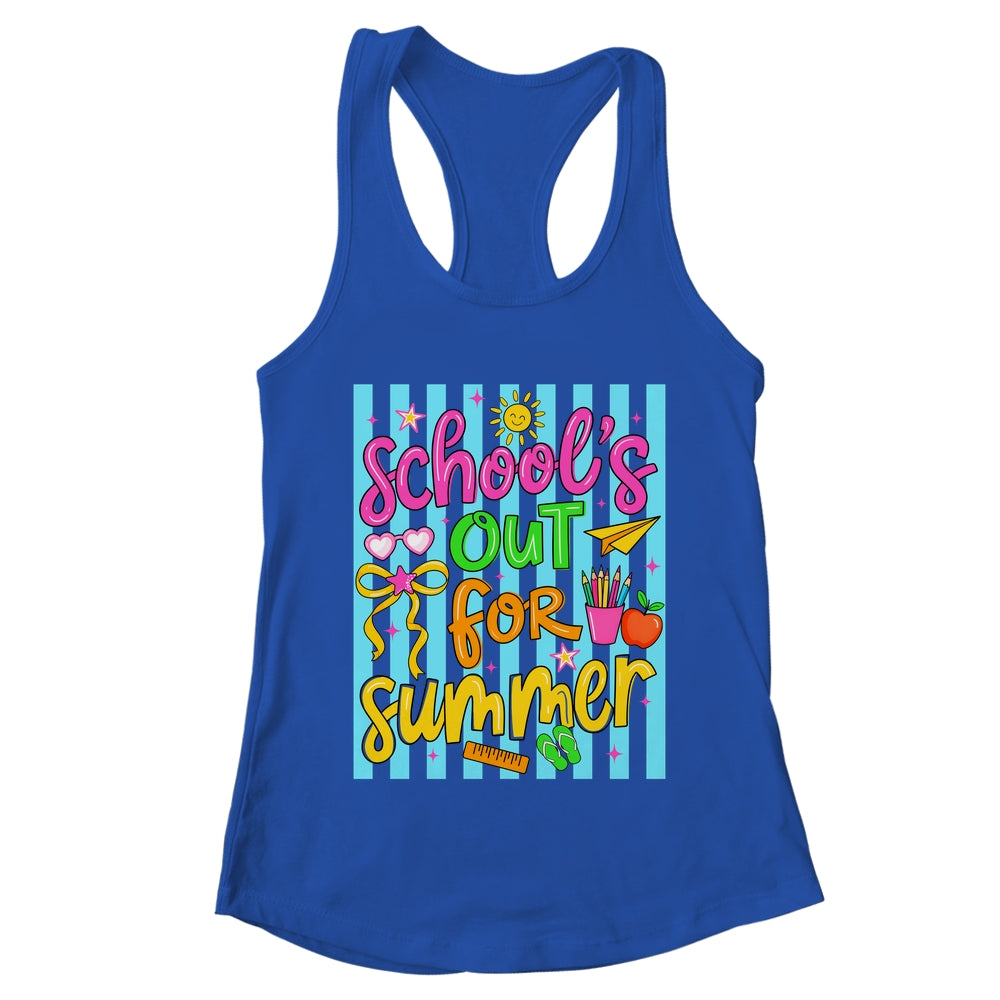 Summer Teacher School Out For Summer Last Day Of School Shirt & Tank Top | teecentury