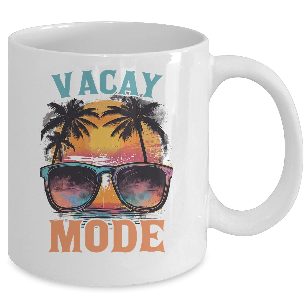 Summer Vacation Vacay Mode Family Vacation Beach Cruise Mug | teecentury