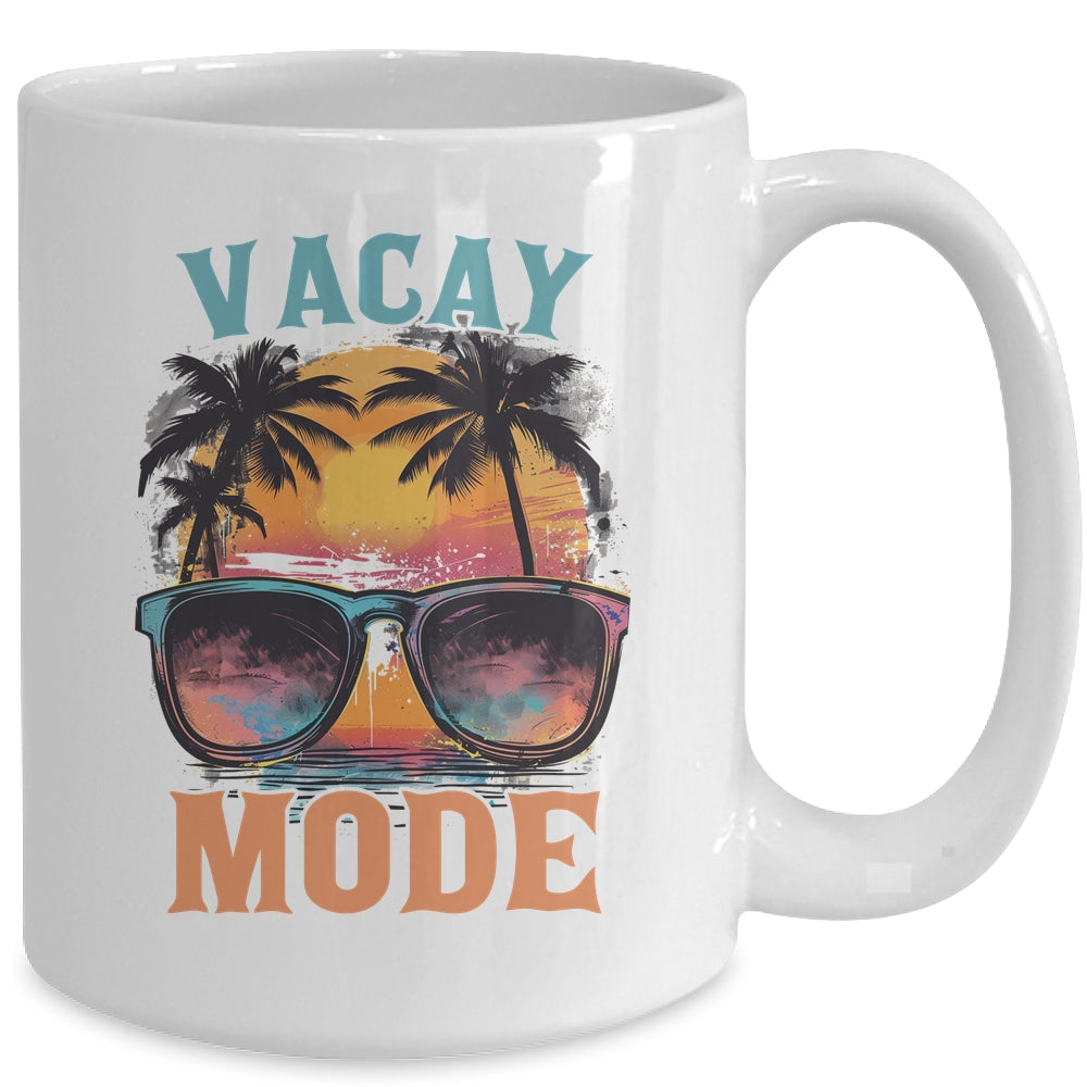Summer Vacation Vacay Mode Family Vacation Beach Cruise Mug | teecentury