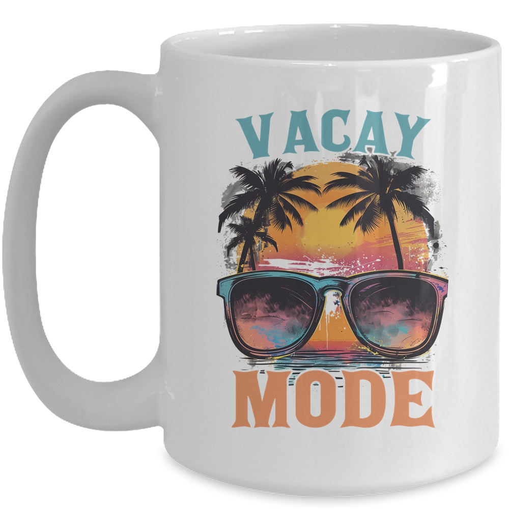 Summer Vacation Vacay Mode Family Vacation Beach Cruise Mug | teecentury