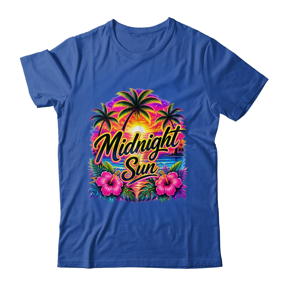Summer Vibes Beach Vacay Summertime Vacation Midnight A Sun Shirt & Tank Top | teecentury