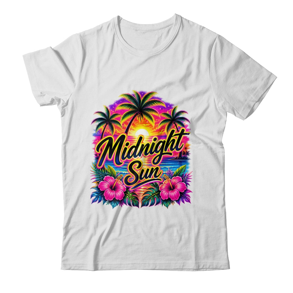 Summer Vibes Beach Vacay Summertime Vacation Midnight A Sun Shirt & Tank Top | teecentury