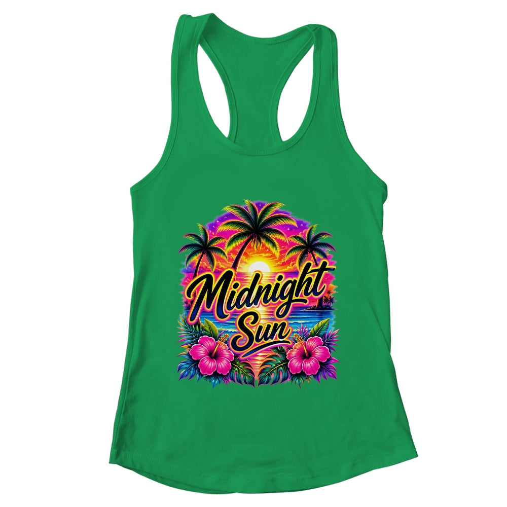 Summer Vibes Beach Vacay Summertime Vacation Midnight A Sun Shirt & Tank Top | teecentury