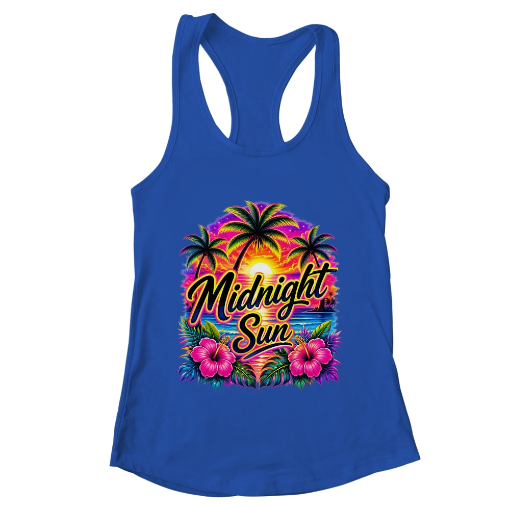 Summer Vibes Beach Vacay Summertime Vacation Midnight A Sun Shirt & Tank Top | teecentury