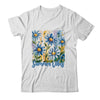 Summer Vibes Blue Floral Summer Women Wildflower Graphic Shirt & Tank Top | teecentury