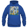 Summer Vibes Blue Floral Summer Women Wildflower Graphic Shirt & Tank Top | teecentury