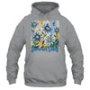 Summer Vibes Blue Floral Summer Women Wildflower Graphic Shirt & Tank Top | teecentury