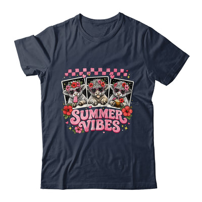 Summer Vibes Highland Cow Funny Beach Vacation Women Girls Shirt & Tank Top | teecentury