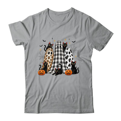 Summerween Ghost Leopard Cat Retro Halloween Spooky Season Shirt & Sweatshirt | teecentury