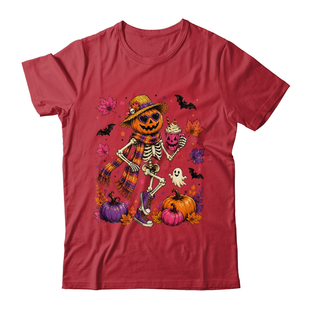 Summerween Ghost Retro Halloween Skeleton Spooky Season Shirt & Hoodie | teecentury