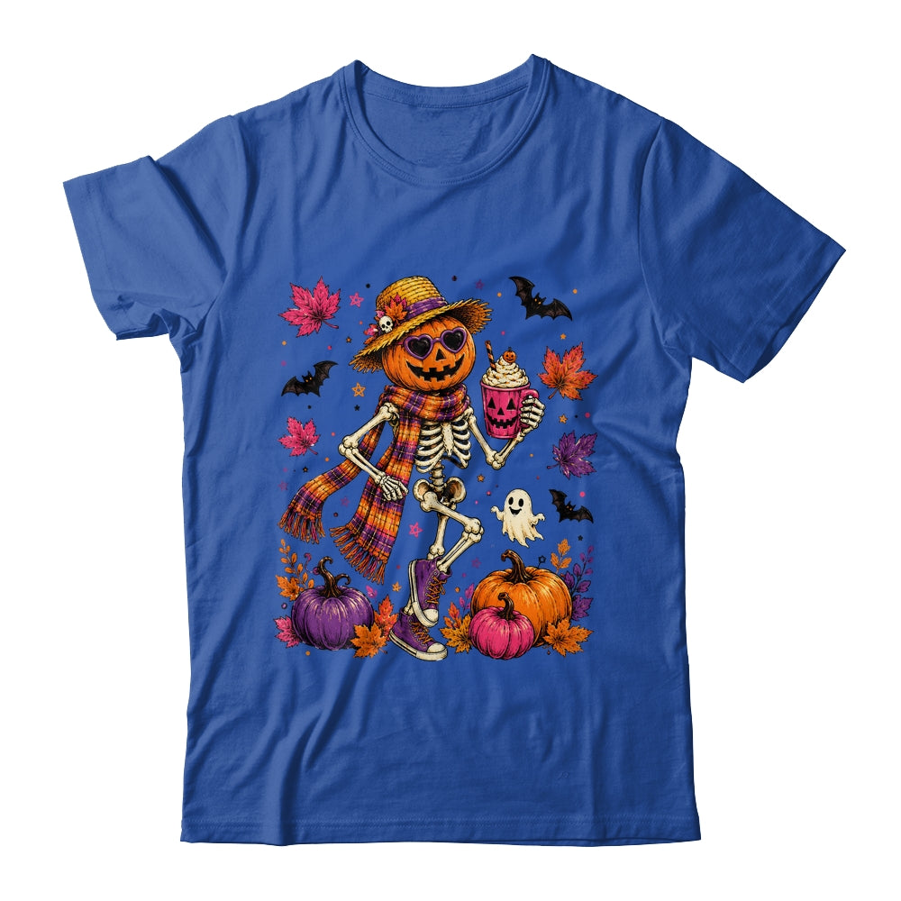 Summerween Ghost Retro Halloween Skeleton Spooky Season Shirt & Hoodie | teecentury