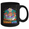 Summerween Summer Skeleton Party Halloween Vibes Vacation Mug | teecentury
