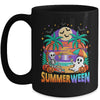 Summerween Summer Skeleton Party Halloween Vibes Vacation Mug | teecentury