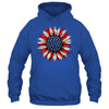 Sunflower American Flag USA 4th Of July Women Men Girls Shirt & Tank Top | teecentury