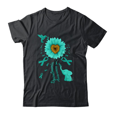 Sunflower Hummingbird Elephant Dysautonomia Awareness Shirt & Tank Top | teecentury
