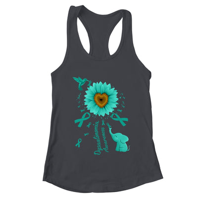 Sunflower Hummingbird Elephant Dysautonomia Awareness Shirt & Tank Top | teecentury