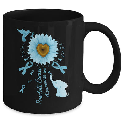 Sunflower Hummingbird Elephant Prostate Cancer Awareness Mug | teecentury