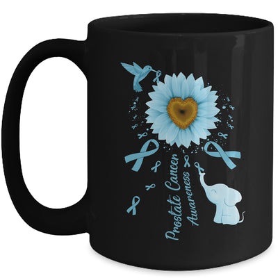 Sunflower Hummingbird Elephant Prostate Cancer Awareness Mug | teecentury