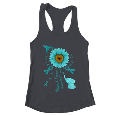 Sunflower Hummingbird Elephant Stomach Cancer Awareness Shirt & Tank Top | teecentury