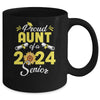 Sunflower Proud Aunt Of A Class Of 2024 Graduate Senior 24 Mug | teecentury