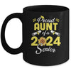 Sunflower Proud Aunt Of A Class Of 2024 Graduate Senior 24 Mug | teecentury