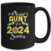 Sunflower Proud Aunt Of A Class Of 2024 Graduate Senior 24 Mug | teecentury