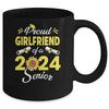 Sunflower Proud Girlfriend Of A Class Of 2024 Graduate Senior 24 Mug | teecentury