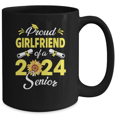 Sunflower Proud Girlfriend Of A Class Of 2024 Graduate Senior 24 Mug | teecentury