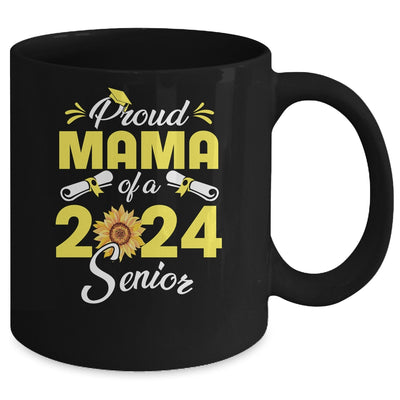 Sunflower Proud Mama Of A Class Of 2024 Graduate Senior 24 Mug | teecentury