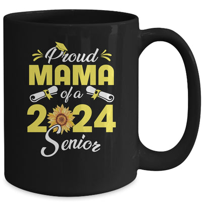 Sunflower Proud Mama Of A Class Of 2024 Graduate Senior 24 Mug | teecentury