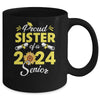 Sunflower Proud Sister Of A Class Of 2024 Graduate Senior 24 Mug | teecentury