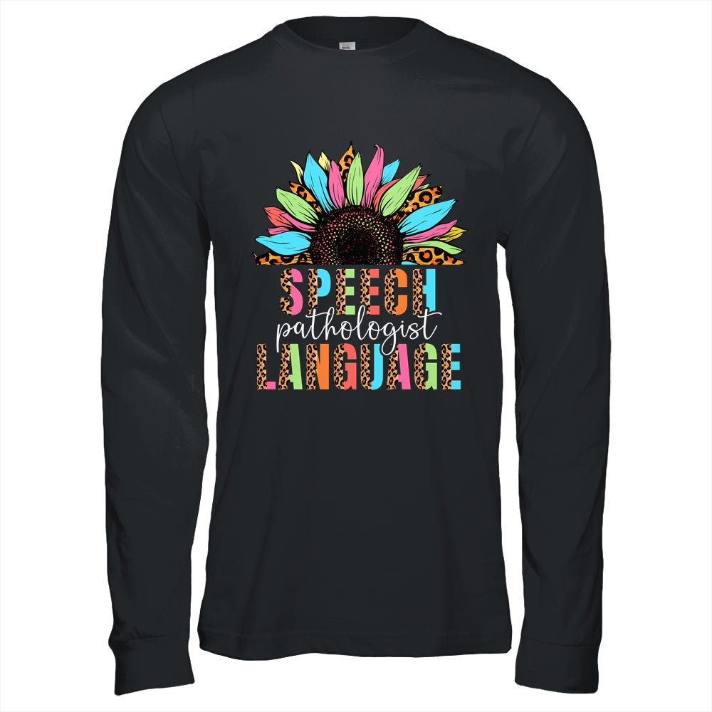 Sunflower Speech Therapy SLP Speech Language Pathologist Shirt & Hoodie | teecentury