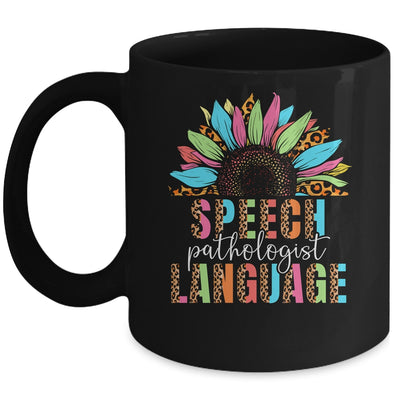 Sunflower Speech Therapy SLP Speech Language Pathologist Mug | teecentury