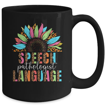 Sunflower Speech Therapy SLP Speech Language Pathologist Mug | teecentury