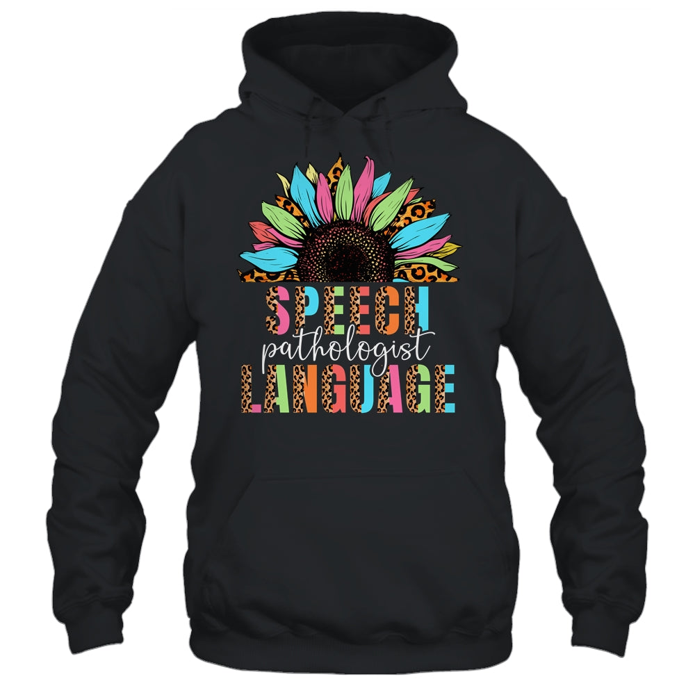 Sunflower Speech Therapy SLP Speech Language Pathologist Shirt & Hoodie | teecentury