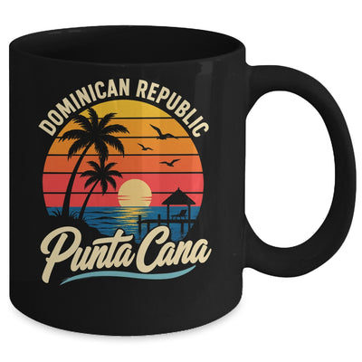 Sunset Punta Cana Beach Souvenir Dominican Republic Retro Mug | teecentury